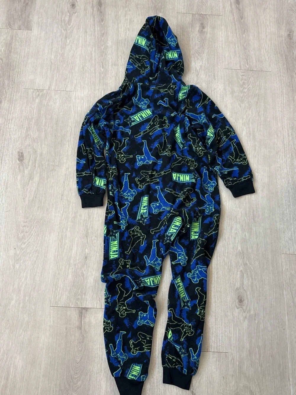 The children’s place ninja one piece pajamas